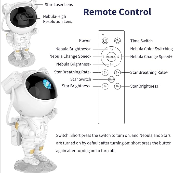AudioNix- Astronaut Galaxy Projector