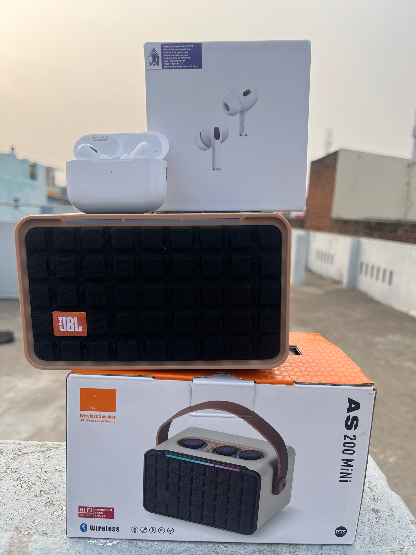 AudioNix - Pro 2 ANC & Authentic 200 mini Speaker combo (Special Combo)